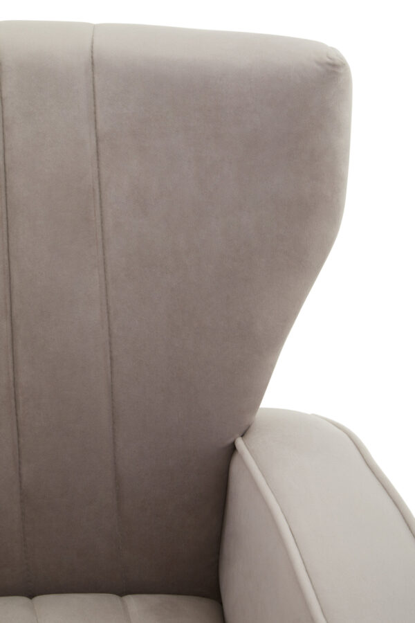 Hayley Mink Velvet Armchair
