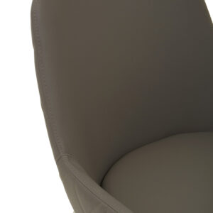 Gilden Grey Faux Leather Dining Chair