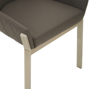 Gilden Grey Faux Leather Dining Chair