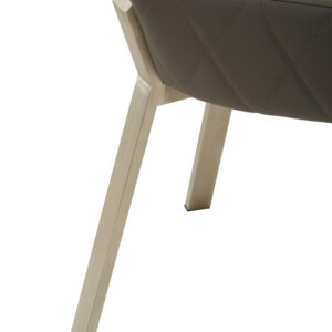 Gilden Grey Faux Leather Dining Chair