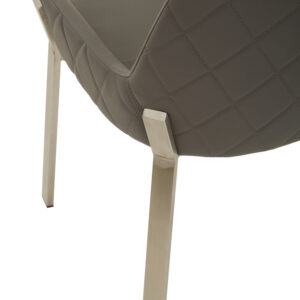 Gilden Grey Faux Leather Dining Chair