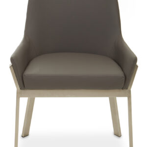 Gilden Grey Faux Leather Dining Chair