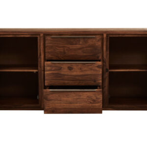 Surati Two Door Three Drawer Sheesham And Acacia Sideboard