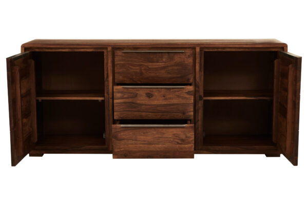 Surati Two Door Three Drawer Sheesham And Acacia Sideboard