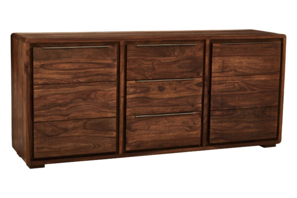 Surati Two Door Three Drawer Sheesham And Acacia Sideboard