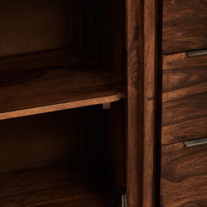 Surati Two Door Three Drawer Sheesham And Acacia Sideboard