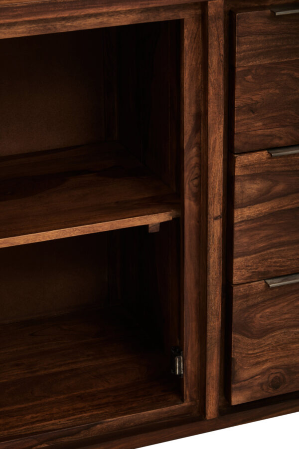 Surati Two Door Three Drawer Sheesham And Acacia Sideboard
