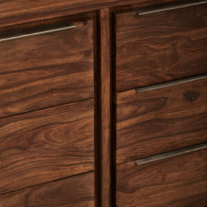 Surati Two Door Three Drawer Sheesham And Acacia Sideboard