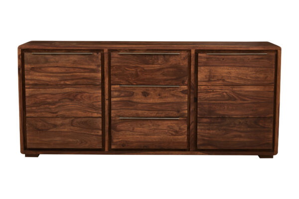 Surati Two Door Three Drawer Sheesham And Acacia Sideboard