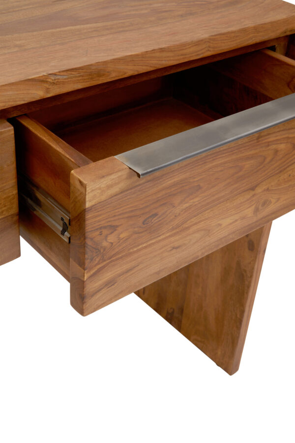 Surati Two Door Sheesham And Acacia Console Table
