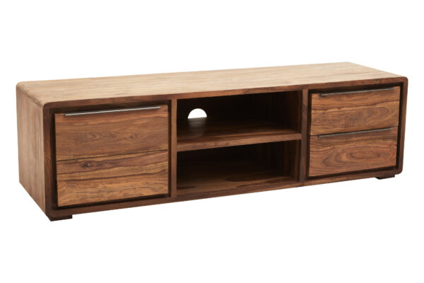 Surati One Door Sheesham And Acacia Wood Media Unit