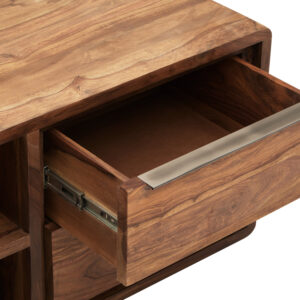 Surati One Door Sheesham And Acacia Wood Media Unit
