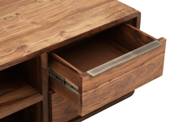 Surati One Door Sheesham And Acacia Wood Media Unit