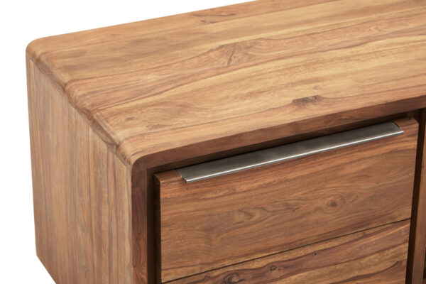 Surati One Door Sheesham And Acacia Wood Media Unit
