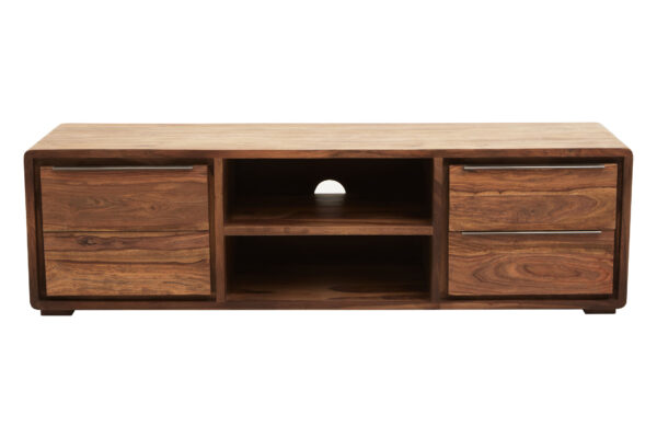 Surati One Door Sheesham And Acacia Wood Media Unit