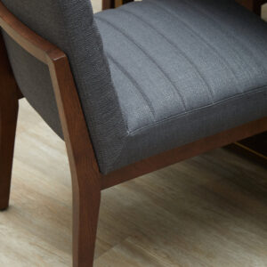 Brando Charcoal Grey Dining Chair with Oak Legs
