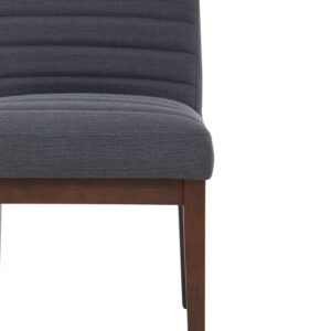 Brando Charcoal Grey Dining Chair with Oak Legs
