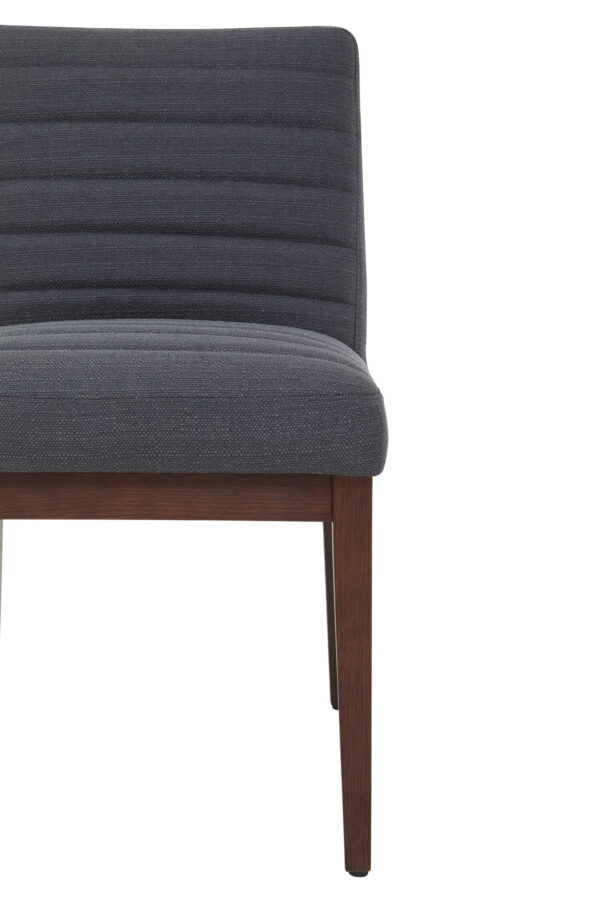 Brando Charcoal Grey Dining Chair with Oak Legs
