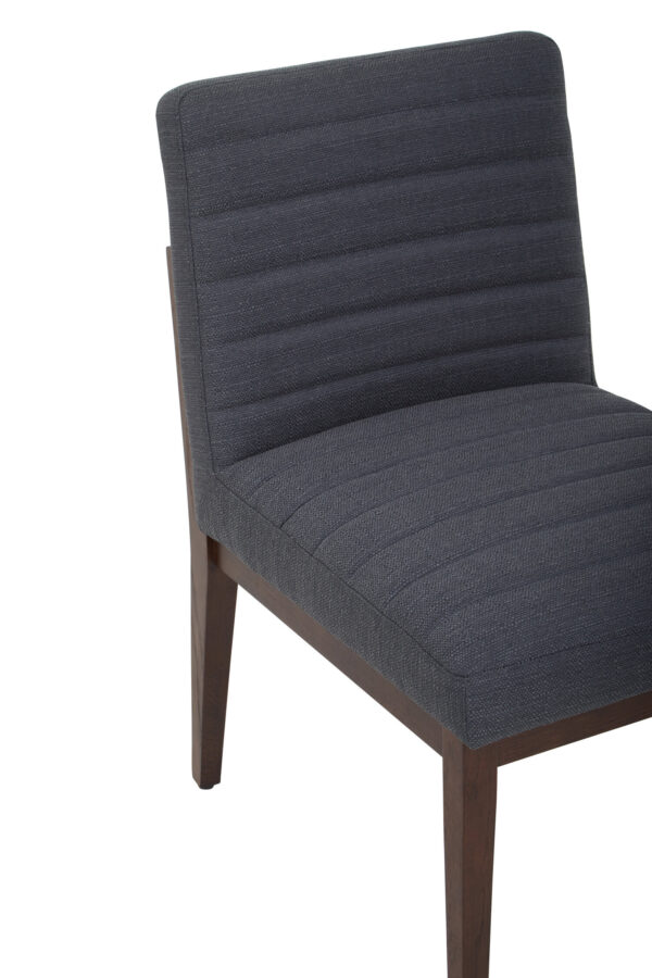 Brando Charcoal Grey Dining Chair with Oak Legs
