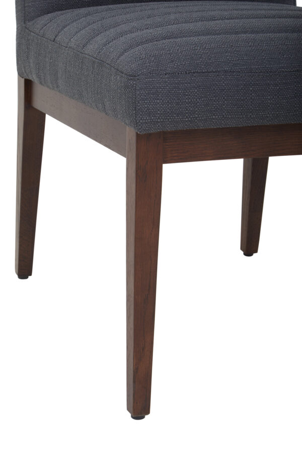 Brando Charcoal Grey Dining Chair with Oak Legs