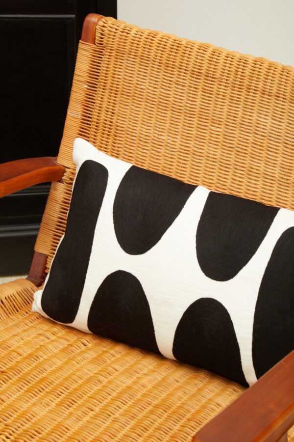 Bosie Ozella Monochrome Rectangular Cushion