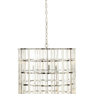 Karli Chrome And Glass Vertical Light