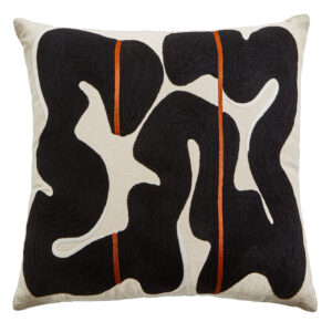 Bosie Ozella Black and Beige Cushion