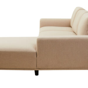 Toulon 3 Seat Natural Fabric Right Chaise Sofa
