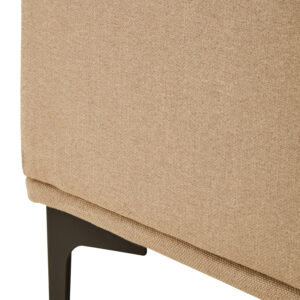 Toulon 3 Seat Natural Fabric Right Chaise Sofa