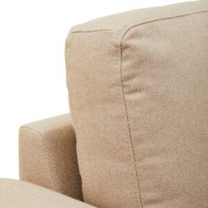 Toulon 3 Seat Natural Fabric Right Chaise Sofa