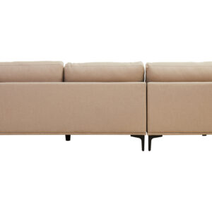 Toulon 3 Seat Natural Fabric Left Chaise Sofa