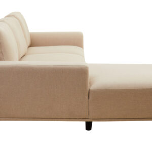 Toulon 3 Seat Natural Fabric Left Chaise Sofa