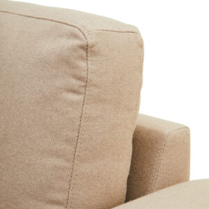 Toulon 3 Seat Natural Fabric Left Chaise Sofa