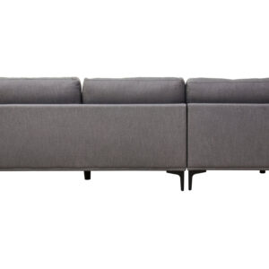 Toulon 3 Seat Grey Fabric Left Chaise Sofa