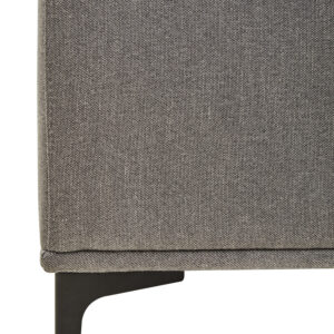 Toulon 3 Seat Grey Fabric Left Chaise Sofa