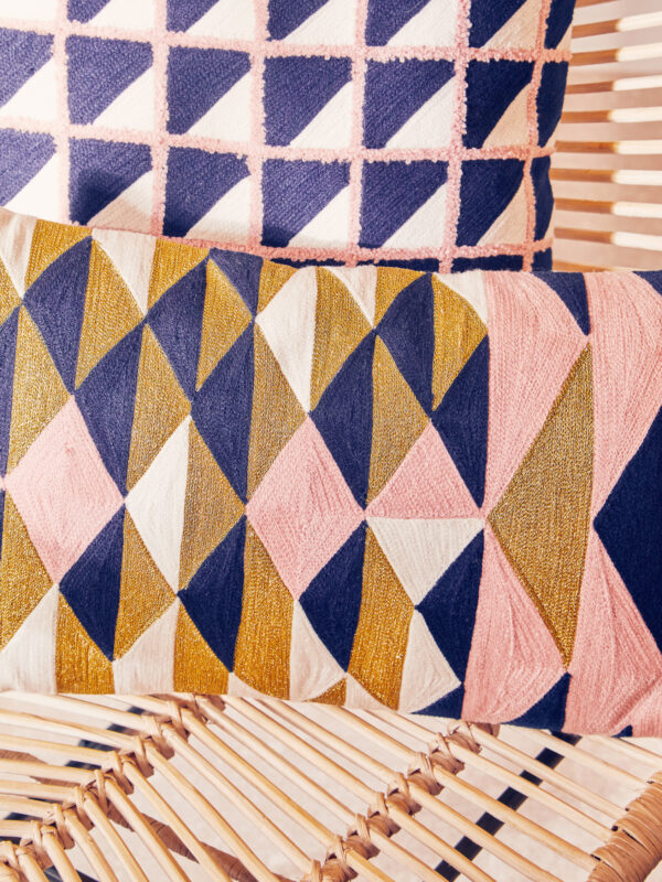 Bosie Ozella Geometric Design Cushion