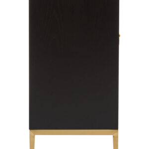 Deruta Grey Shagreen Effect 4 Door Sideboard