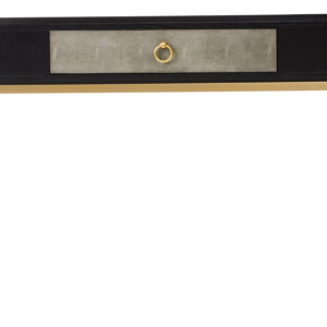 Deruta Shagreen Effect One Drawer Console Table
