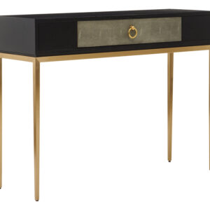 Deruta Shagreen Effect One Drawer Console Table