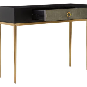 Deruta Shagreen Effect One Drawer Console Table