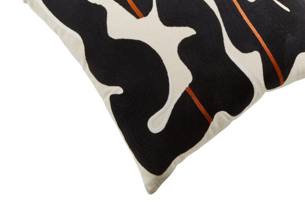 Bosie Ozella Black and Beige Cushion