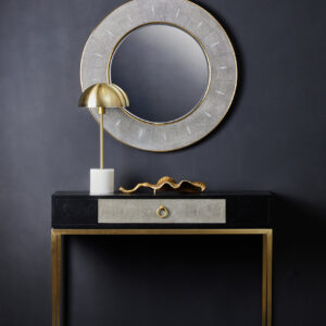Deruta Shagreen Effect One Drawer Console Table