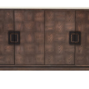 Dimaro Antique Grey Four Door Sideboard