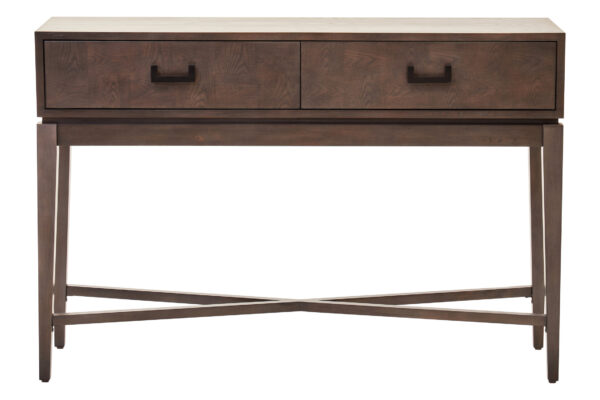 Dimaro Antique Grey Two Drawer Console Table