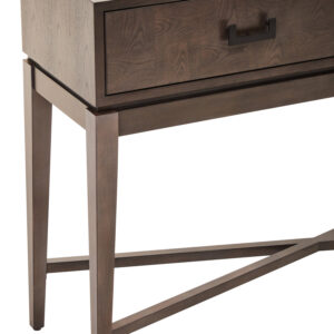 Dimaro Antique Grey Two Drawer Console Table