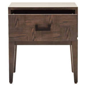 Dimaro Antique Grey One Drawer Side Table