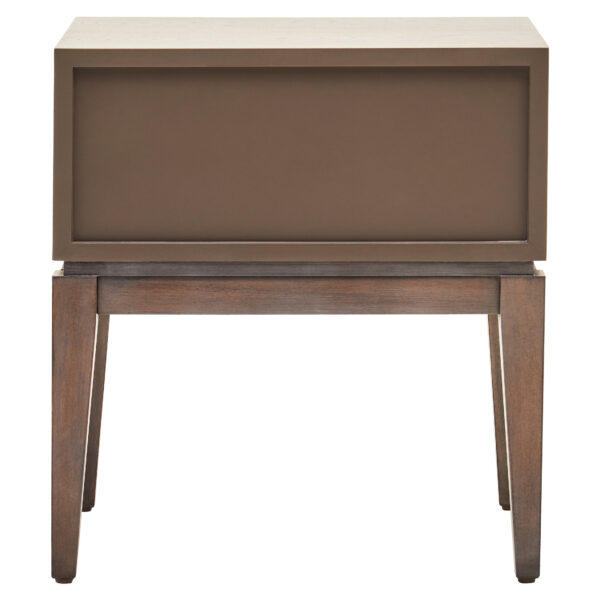 Dimaro Antique Grey One Drawer Side Table