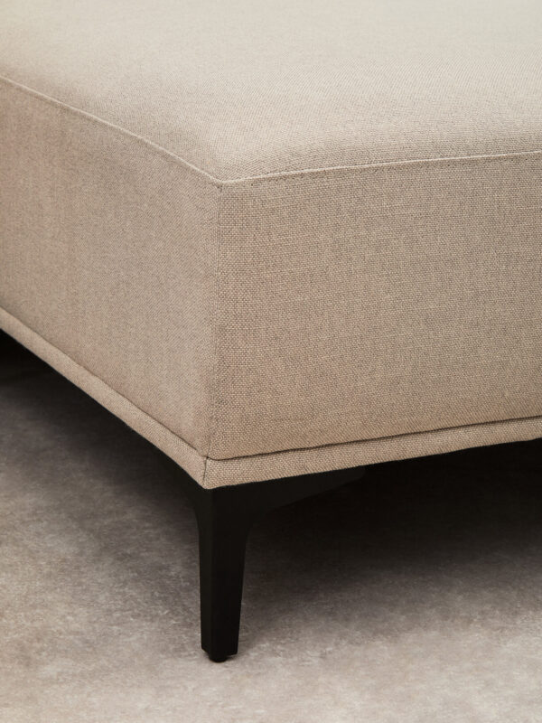Toulon 3 Seat Natural Fabric Right Chaise Sofa