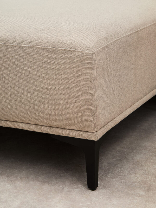 Toulon 3 Seat Natural Fabric Left Chaise Sofa