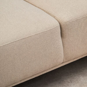 Toulon 3 Seat Natural Fabric Left Chaise Sofa